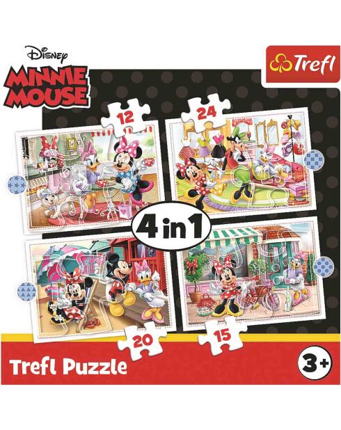 Puzzle 4 en 1 La joyeuse équipe de la Pat'Patrouille - 3 ans et +