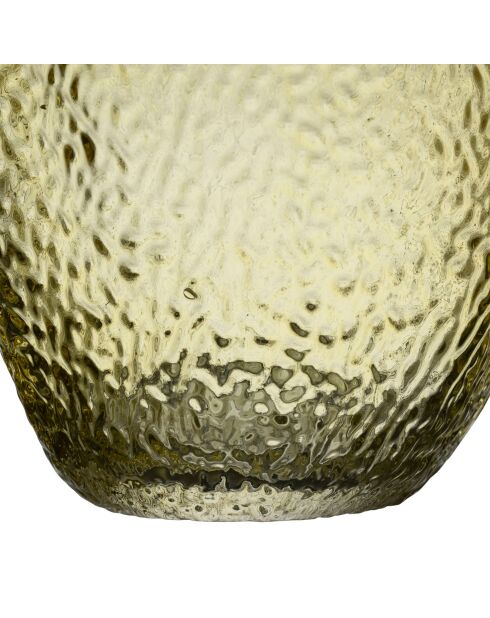 Vase Citron Medi Jaune/Vert - D13Xh19Cm
