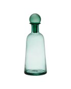 Vase en Verre avec Bouchon Pop'S Vert - D14Xh40Cm