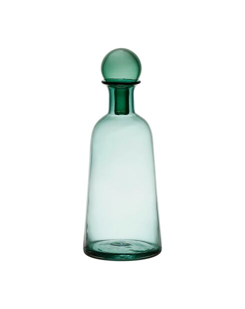Vase en Verre avec Bouchon Pop'S Vert - D14Xh40Cm
