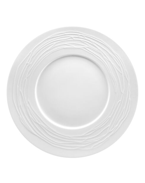 Set de porcelana blanca Lago de 18 piezas