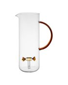 Pichet en Verre Borosilicate Bonbon Colorea Ambre - 1L