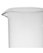 Pichet en Verre Borosilicate Bonbon Colorea Ambre - 1L
