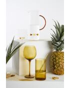 Pichet en Verre Borosilicate Bonbon Colorea Ambre - 1L