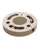 Griffoir Pour Chat 2En 1 M12 marron blanc