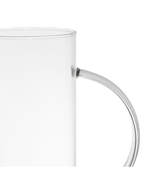 Pichet en Verre Borosilicate Balle Colorea Bleu - 1L
