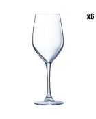 6 Verres à pied Kwarx Sens - 45cl
