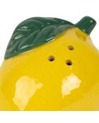 Salière & Poivrière Citron Plat Medi Jaune - H4.5Cm