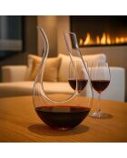 Karaf 1 L Cygn mondgeblazen glas