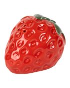 Salière & Poivrière Fraise Plat Medi Rouge - H5Cm