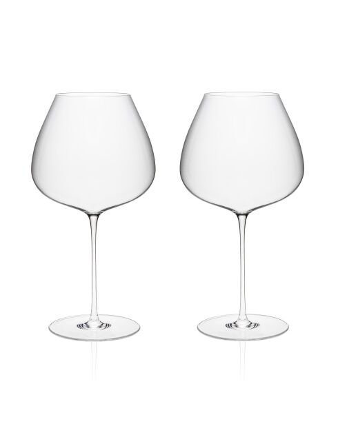 2 Gläser Altis Grand Bourgogne, kristallin, 88 cl