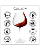 2 Verres Grand Bourgogne Cristallin Altis - 88 cl