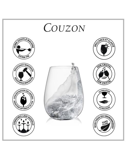 2 Gobelets Cristallin Altis - 55 cl