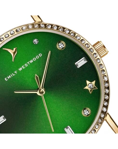 Montre en Acier dorée