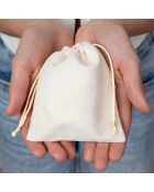 Katherine halsketting in geelverguld staal en zilver/groen synthetisch malachiet