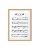 Tablero decorativo enmarcado en MDF multicolor 35 x 45 cm