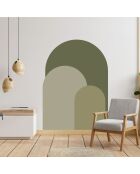 Veelkleurige decoratieve muursticker 70 x 100 cm