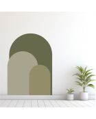 Veelkleurige decoratieve muursticker 70 x 100 cm