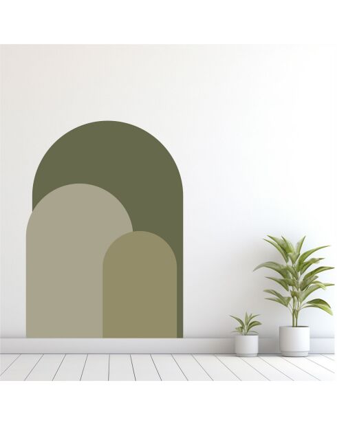 Veelkleurige decoratieve muursticker 70 x 100 cm