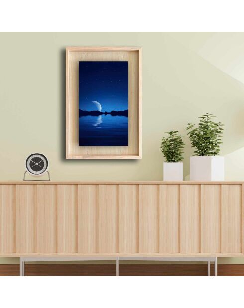 Tableau encadré décoratif Multicolore 43 x 63 cm