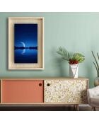 Meerkleurige decoratieve ingelijste foto 43 x 63 cm