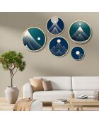 Ingelijste decoratieve MDF-afbeelding (5 stuks) veelkleurig 43,5 x 43,5 cm (1 stuk)
37 x 37 cm (1 stuk)
31 x 31 cm (1 stuk)
26 x 26 cm (1 stuk)
18 x 18 cm (1 stuk)