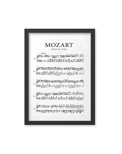 Dekoratives Bild, gerahmt aus mehrfarbigem MDF, 55 x 75 cm