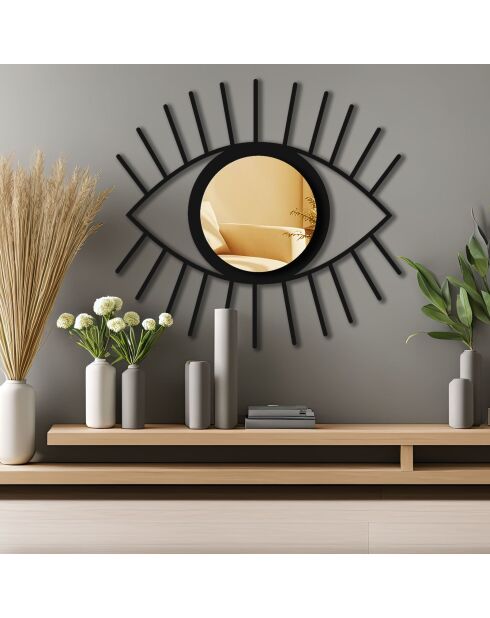 Espejo decorativo dorado 48 x 45 cm