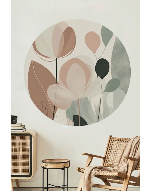 Veelkleurige decoratieve muursticker 78 x 78 cm