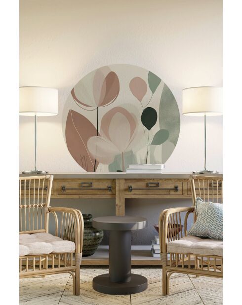 Veelkleurige decoratieve muursticker 78 x 78 cm