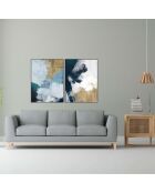 Dekorative MDF-Platte (2 Stück) mehrfarbig 40 x 60 cm