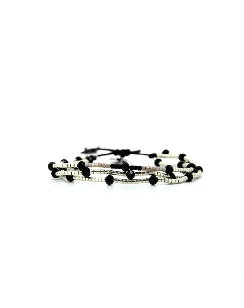 Léonie Black Velvet Armband