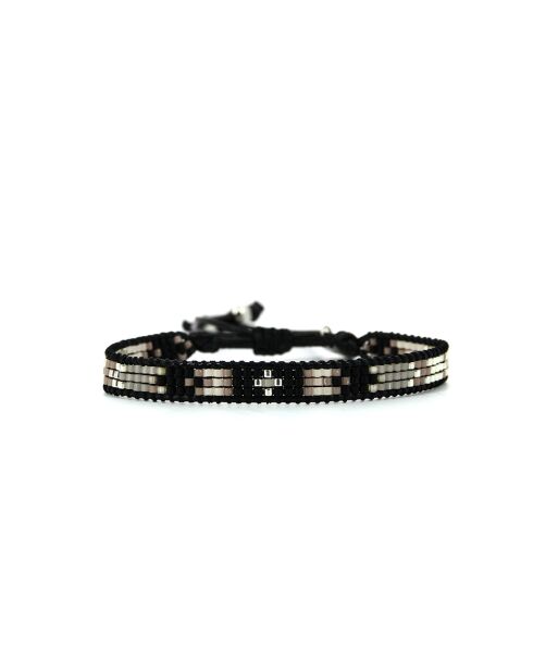 Bracelet Velours Noir Lina