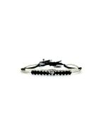 Pulsera Ella de terciopelo negro