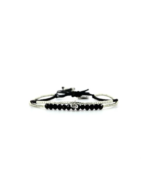 Ella zwarte fluwelen armband