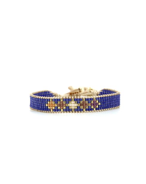 Alba Blue Caramel Armband