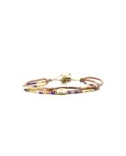 Alma blauwe karamel armband