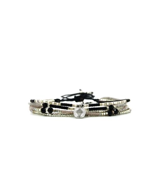 Joy Armband aus schwarzem Samt
