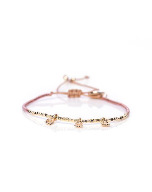 Bracelet Golden Purple Sky Romy