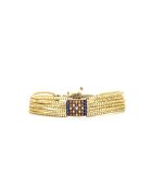 Keira Blue Caramel Armband