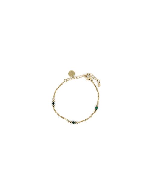 Bracciale in Eva Malachite