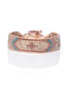 Paloma gouden paarse hemelarmband