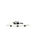 Nina zwarte fluwelen armband