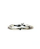 Agathe Armband aus schwarzem Samt