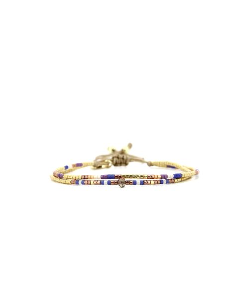 Alya Blue Caramel Armband