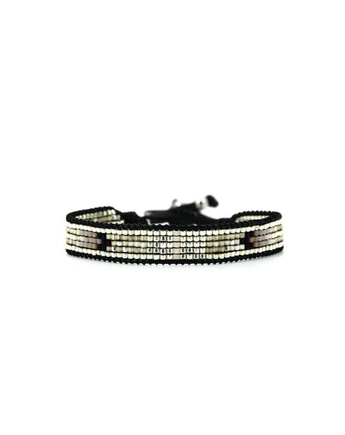 Pulsera Ines de terciopelo negro
