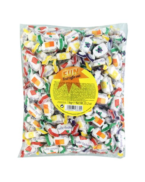 Caramelos de fruta blandos y masticables - bolsa de 1 kg