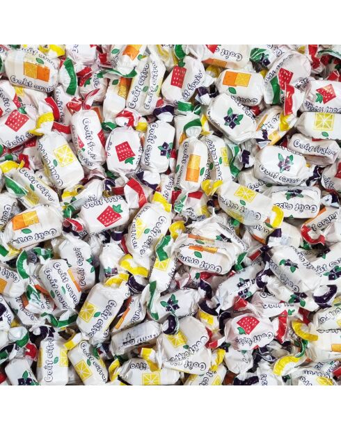 Caramelos de fruta blandos y masticables - bolsa de 1 kg