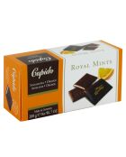 Dunkle Schokoladenteller mit Orangencreme - 200 g