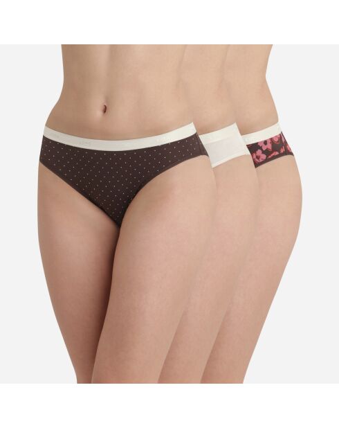 3 Culottes Les Pockets Coton multicolores